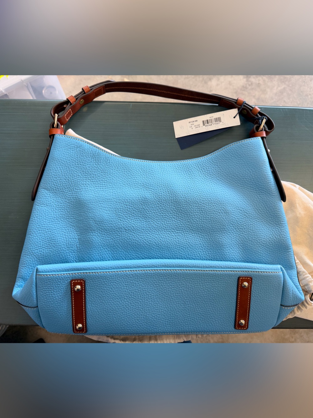 NWT: Dooney & Bourke Cooper Hobo Bag in Sky Blue - Picture 2 of 6